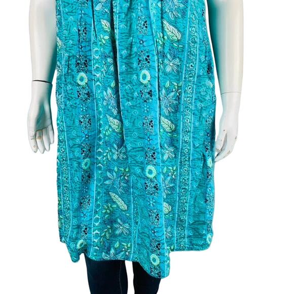 Styled by Soybury House Coat Womans Large Dress Floral Mu Mu Patio Lounger VTG - Picture 3 of 7